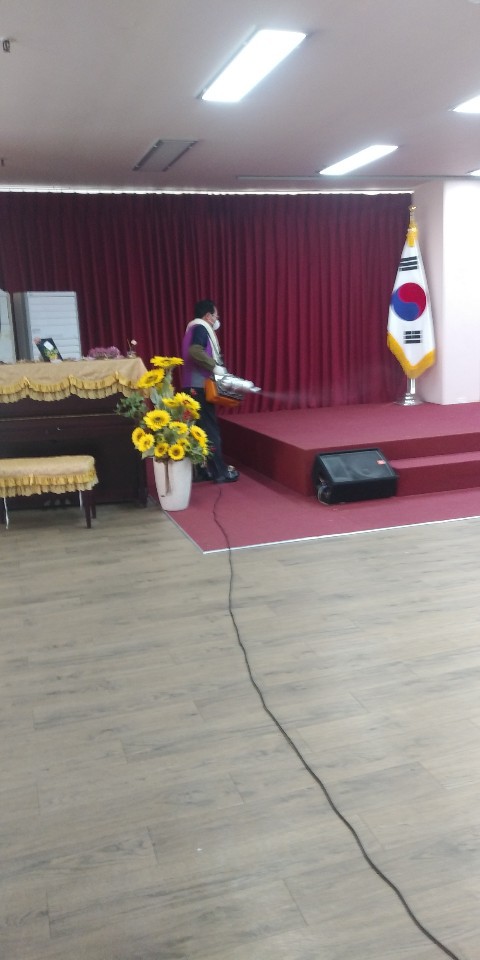 코로나19 바이러스 대응 조치 충청남도도립요양원 내 방역(소독) 1차
