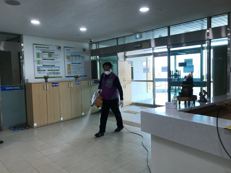 코로나19 바이러스 대응 조치 충청남도도립요양원 내 방역(소독) 안내 2차
