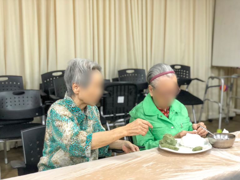 요리 프로그램 - 송편 만들기